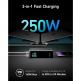 Anker Prime Power Bank 27650 mAh, 250W - преносима външна батерия с 2xUSB-C и 1xUSB-A изходи и технология за бързо зареждане (черен) thumbnail 2