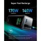 Anker Prime Power Bank 27650 mAh, 250W - преносима външна батерия с 2xUSB-C и 1xUSB-A изходи и технология за бързо зареждане (черен) thumbnail 4