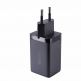Joyroom GaN Charger 65W - захранване за ел. мрежа за лаптопи, смартфони и таблети с 2xUSB-C и 1xUSB-A изходи с USB-C кабел в комплекта (черен) thumbnail 5