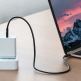 Ugreen USB-C to USB-C Fast Charging Cable 60W - здрав кабел с бързо зареждане за устройства с USB-C порт (300 см) (черен) thumbnail 5
