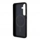 Guess PU 4G Colored Ring MagSafe Leather Hard Case - дизайнерски кожен кейс с MagSafe за Samsung Galaxy S24 Plus (черен) thumbnail 6