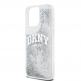 DKNY Liquid Glitter Arch Logo Case - дизайнерски кейс с висока защита за iPhone 15 Pro Max (прозрачен) thumbnail 4