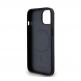 DKNY Repeat Pattern Stack Logo MagSafe Leather Hard Case - дизайнерски кожен кейс с MagSafe за iPhone 15 (черен) thumbnail 5