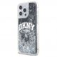 DKNY Liquid Glitter Arch Logo Case - дизайнерски кейс с висока защита за iPhone 14 Pro Max (черен) thumbnail 3