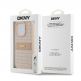 DKNY Repeat Pattern Tonal Stripe Leather Hard Case - дизайнерски кожен кейс за iPhone 14 Pro Max (розов) thumbnail 6