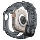 Spigen Rugged Armor Case Pro - удароустойчив TPU кейс с вградена каишка за Apple Watch Ultra 49мм (сив-прозрачен) thumbnail 5