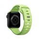 Nomad Sport Strap Glow 2.0 - силиконова каишка за Apple Watch 38мм, 40мм, 41мм, 42мм (2024) (светлозелен) thumbnail 4