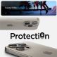 Spigen Glass tR EZ Fit Optik Pro Lens Protector 2 Pack - 2 комплекта предпазни стъклени лещи за камерата на iPhone 16 Pro, iPhone 16 Pro Max, iPhone 15 Pro, iPhone 15 Pro Max, iPhone 14 Pro, iPhone 14 Pro Max (сив) thumbnail 7