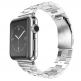 Techsuit Watchband W036 - стоманена, неръждаема каишка за Apple Watch 38мм, 40мм, 41мм, 42мм (2024) (сребрист) thumbnail