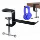 Techsuit Universal Metal Hook Mount for Bags and Headphones - поставка за бюро за слушалки или чанти (черен) thumbnail 2