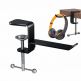 Techsuit Universal Metal Hook Mount for Bags and Headphones - поставка за бюро за слушалки или чанти (черен) thumbnail 6