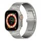 JustMobile Premium Grade 2 Titanium Band - титаниева каишка за Apple Watch 42мм, 44мм, 45мм, 46мм, Ultra 49мм (сребрист) thumbnail