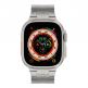 JustMobile Premium Grade 2 Titanium Band - титаниева каишка за Apple Watch 42мм, 44мм, 45мм, 46мм, Ultra 49мм (сребрист) thumbnail 2