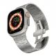 JustMobile Premium Grade 2 Titanium Band - титаниева каишка за Apple Watch 42мм, 44мм, 45мм, 46мм, Ultra 49мм (сребрист) thumbnail 3