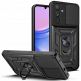 Techsuit CamShield Case - хибриден удароустойчив кейс с пръстен против изпускане за Samsung Galaxy A15 4G, Galaxy A15 5G (черен)  thumbnail