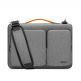 Tomtoc Defender Laptop Briefcase - текстилна чанта с дръжки и презрамка за MacBook Pro 16, Pro 15 и лаптопи до 15.6 инча (сив) thumbnail