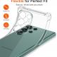Techsuit Shockproof Clear Silicone Case - удароустойчив силиконов (TPU) калъф за Samsung Galaxy S24 Ultra (прозрачен)  thumbnail 3