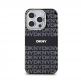 DKNY Repeat Pattern Tonal Stripe MagSafe Case - хибриден удароустойчив кейс с MagSafe за iPhone 15 Pro Max (черен) thumbnail 3