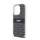 DKNY Repeat Pattern Tonal Stripe MagSafe Case - хибриден удароустойчив кейс с MagSafe за iPhone 15 Pro Max (черен) thumbnail 6