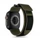 Tech-Protect Scout Watch Strap - изключително здрава текстилна каишка за Apple Watch 42мм, 44мм, 45мм, 46мм, Ultra 49мм (зелен-черен) thumbnail