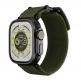 Tech-Protect Scout Watch Strap - изключително здрава текстилна каишка за Apple Watch 42мм, 44мм, 45мм, 46мм, Ultra 49мм (зелен-черен) thumbnail 2