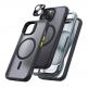 ESR Halolock Classic Pro MagSafe Hybrid Protection Set - хибриден удароустойчив кейс с MagSafe и стъклено защитно покритие за дисплея на iPhone 15 (черен-прозрачен) thumbnail 8