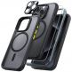 ESR Halolock Classic Pro MagSafe Hybrid Protection Set - хибриден удароустойчив кейс с MagSafe и стъклено защитно покритие за дисплея на iPhone 15 Pro Max (черен-прозрачен) thumbnail 2