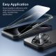 ESR Halolock Classic Pro MagSafe Hybrid Protection Set - хибриден удароустойчив кейс с MagSafe и стъклено защитно покритие за дисплея на iPhone 15 Pro Max (черен-прозрачен) thumbnail 10