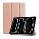 Techsuit FoldPro Leather Case - кожен кейс и поставка за iPad Pro 11 (2024) (розово злато) thumbnail
