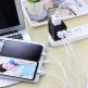 Techsuit Travel Adapter (HHT520) 15W - захранване с 1xUSB-C и 3xUSB-A изхода и преходници за цял свят в едно устройство за мобилни устройства (черен) thumbnail 6