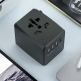 Techsuit Travel Adapter (HHT904) 30W - захранване с 1xUSB-C и 3xUSB-A изхода и преходници за цял свят в едно устройство за мобилни устройства (бял) thumbnail 4