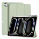 Techsuit Flex Trifold Case - термополиуретанов (TPU) кейс и поставка за iPad Pro 11 (2024) (светлозелен) thumbnail