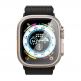 Spigen Glass GLAS.tR Slim Pro Tempered Galss - калено стъклено защитно покритие с алуминиева рамка за Apple Watch Ultra 49мм (титан-прозрачен) thumbnail 5