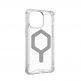 Urban Armor Gear Plyo MagSafe Case - удароустойчив хибриден кейс за iPhone 15 Pro Max (прозрачен-сребрист) thumbnail 11