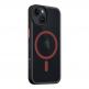 Tactical MagForce Hyperstealth 2.0 Cover - хибриден удароустойчив кейс с MagSafe за iPhone 14 (черен-червен) thumbnail 2