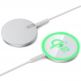 ESR HaloLock QI2 USB-C Magnetic Wireless Qi Charger 15W - поставка (пад) за безжично зареждане за iPhone с Magsafe (сребрист) thumbnail