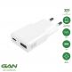 4smarts GaN Duos Slim Wall Charger 20W PD - захранване за ел. мрежа с USB-A и USB-C изходи и технология за бързо зареждане (бял) thumbnail
