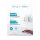 Anker PowerPort PD+ 2 USB-C 33W Wall Charger - захранване за ел. мрежа с USB-A изход и USB-C (PD) изход (бял-сив)  thumbnail 3