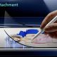 ESR Paper Feel Magnetic Screen Protector - магнитно защитно покритие (подходящо за рисуване) за дисплея на iPad Pro 13 (2024) (прозрачен-мат)  thumbnail 3