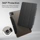 ESR Ascend Trifold Case - полиуретанов калъф с поставка и отделение за Apple Pencil Pro за iPad Pro 11 (2024) (черен) thumbnail 2