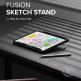 Ringke Fusion Sketch Case - удароустойчив хибриден кейс с поставка за iPad Air 11 (2024) (черен-прозрачен) thumbnail 2