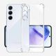 Techsuit Shockproof Clear Silicone Case - удароустойчив силиконов (TPU) калъф за Samsung Galaxy M55 (прозрачен)  thumbnail 3