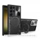 Techsuit CamGuard Pro Case - хибриден удароустойчив кейс с вградена поставка за Samsung Galaxy A16 (черен)  thumbnail