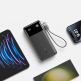Anker PowerCore Power Bank 30W 20000 mAh With USB-C Cable Lanyard - външна батерия с 2xUSB-C и 1xUSB-A изходи с технология за бързо зареждане (черен) thumbnail 5
