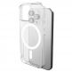 Prio Protective Hybrid Mag Cover - хибриден кейс с най-висока степен на защита с MagSafe за iPhone 16 Plus (прозрачен) thumbnail