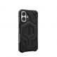 Urban Armor Gear Monarch Pro Case - удароустойчив хибриден кейс за iPhone 16 (черен-карбон) thumbnail 9