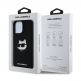 Karl Lagerfeld Liquid Silicone Choupette Head MagSafe Case - дизайнерски силиконов кейс с MagSafe за iPhone 16 Pro Max (черен) thumbnail 6