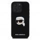 Karl Lagerfeld Liquid Silicone Karl Head MagSafe Case - дизайнерски силиконов кейс с MagSafe за iPhone 16 Pro Max (черен) thumbnail 2