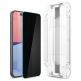 Spigen Glass tR EZ Fit Privacy Tempered Glass 2 Pack - 2 броя стъклени защитни покрития с определен ъгъл на виждане за дисплея за iPhone 16, iPhone 15 thumbnail 2