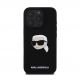 Karl Lagerfeld Liquid Silicone Karl Head MagSafe Case - дизайнерски силиконов кейс с MagSafe за iPhone 16 Pro (черен) thumbnail 2